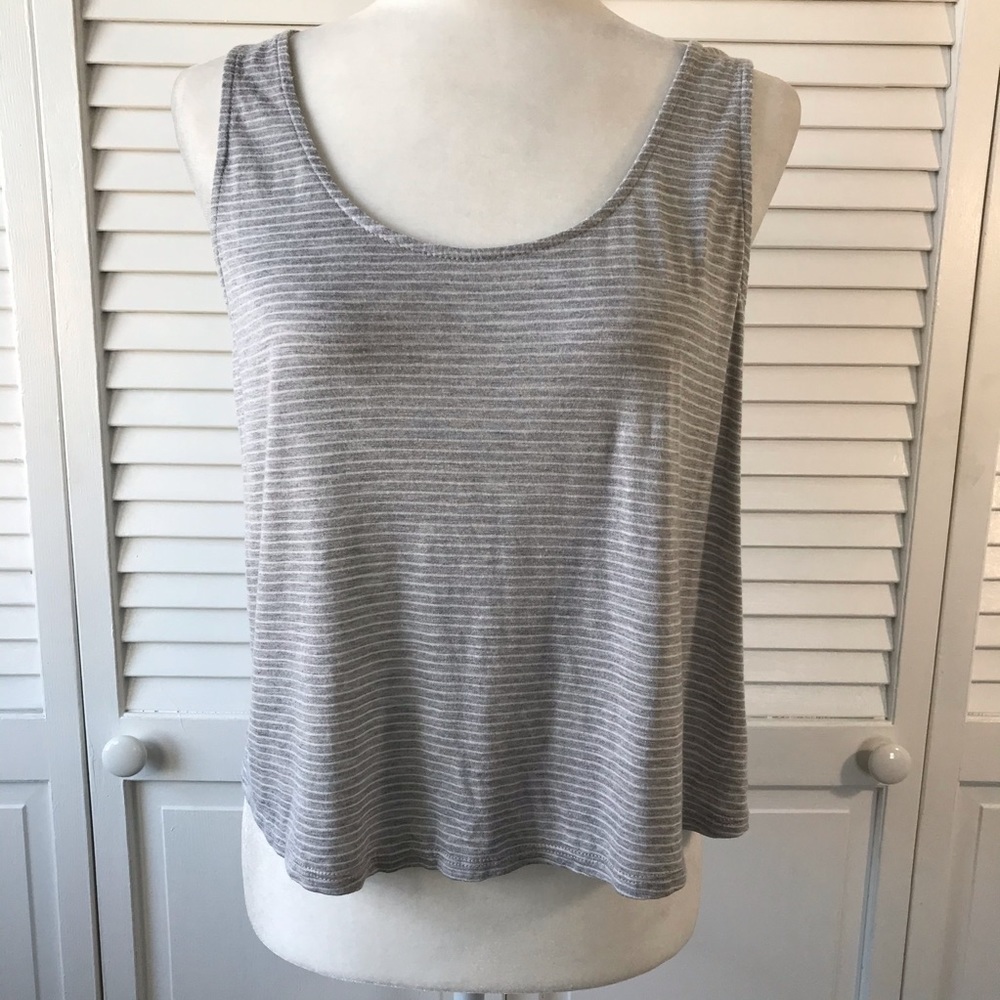 3/$25 Wet Seal Heart Shaped Open Back Tank Top
